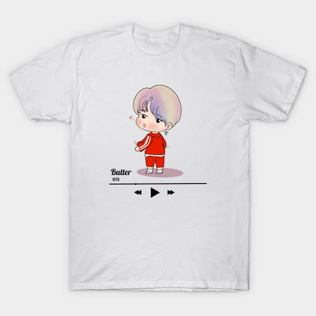 Jimin Butter style T-Shirt by cutedrivers